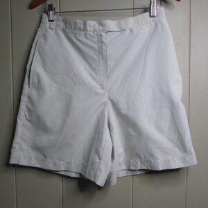 Liz Golf Shorts 10 Tan Flat Front